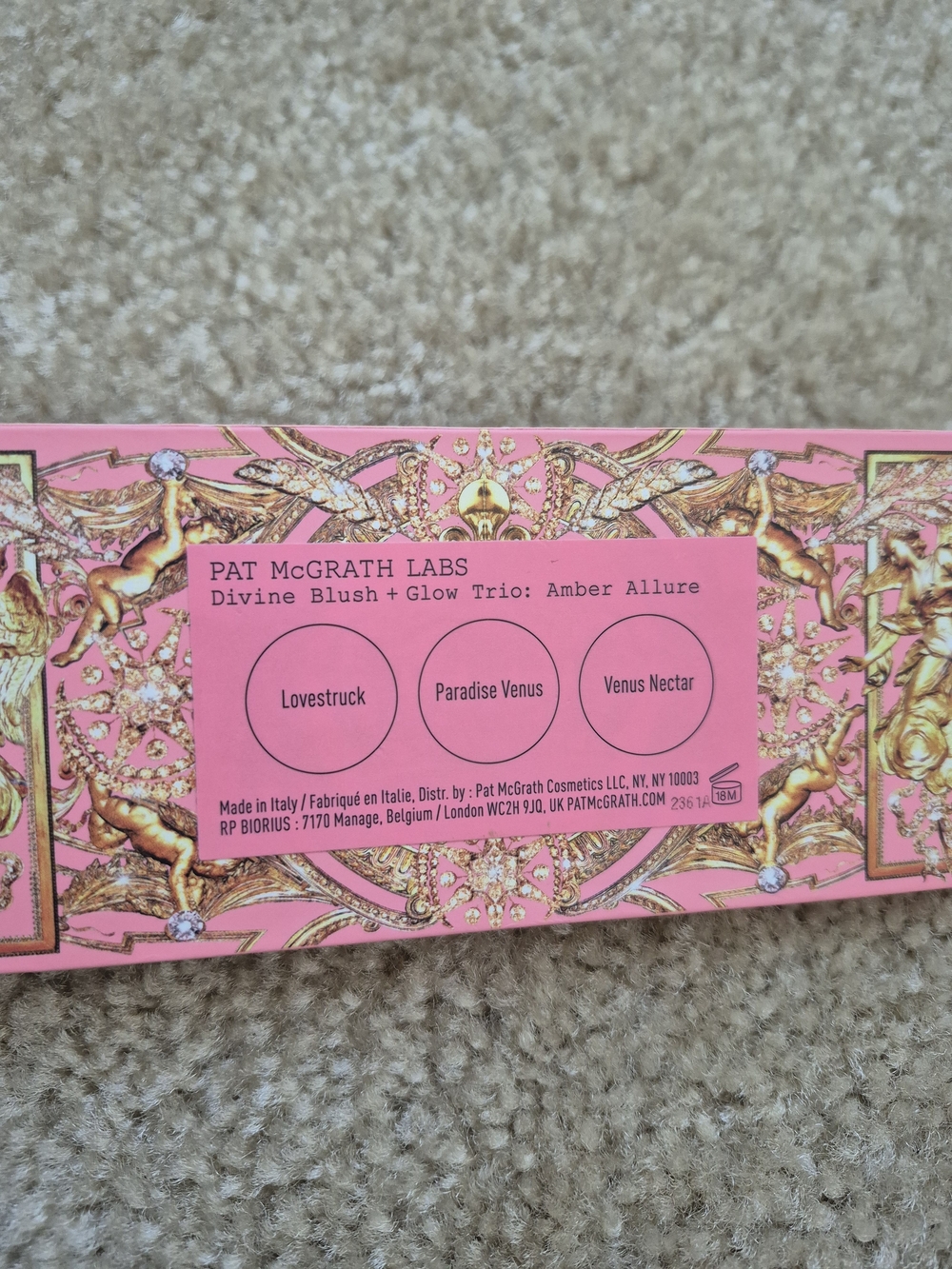 Pat McGrath Divine Blush And Glow Trio Amber Allure